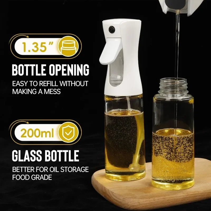 Oil Spray Bottle for Cooking – Mist Sprayer, Food Grade, 200/300/500ml