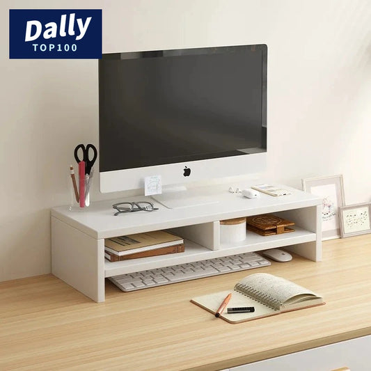Ergonomic Monitor Riser with Storage