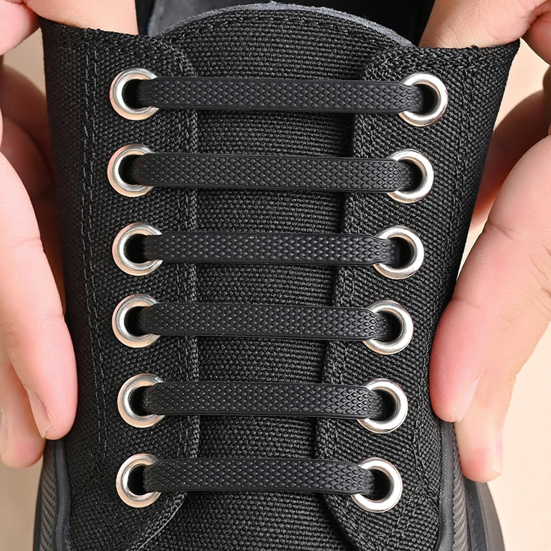 No-Tie Elastic Shoelaces - 16 Pack