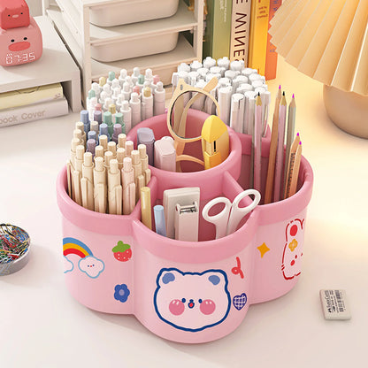 Spinning Desk Organizer with Pen Holder