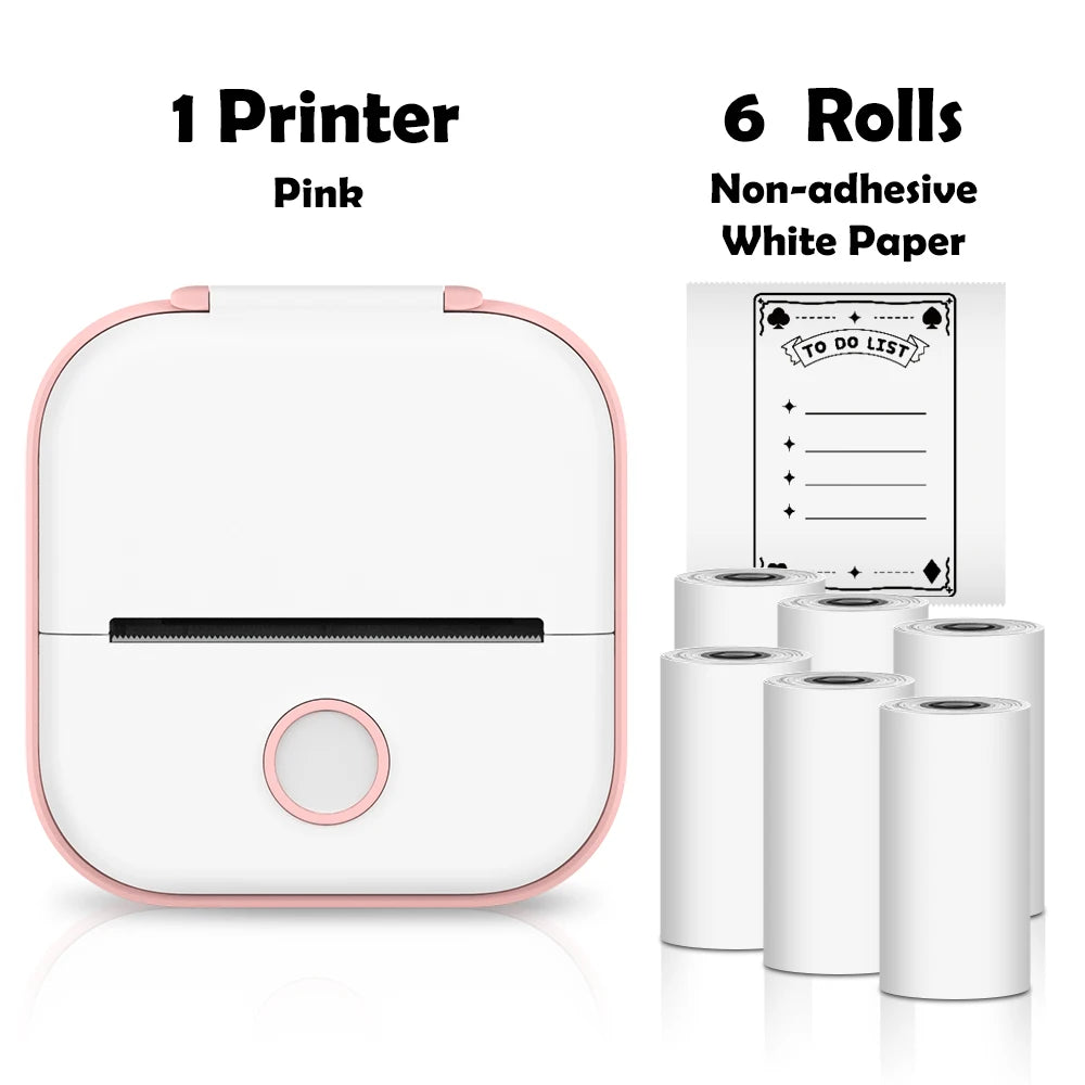 Compact Wireless Thermal Label Printer