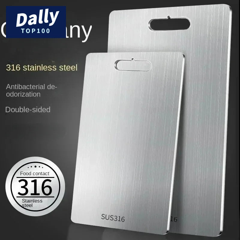 Heavy-Duty Stainless Steel Cutting Board