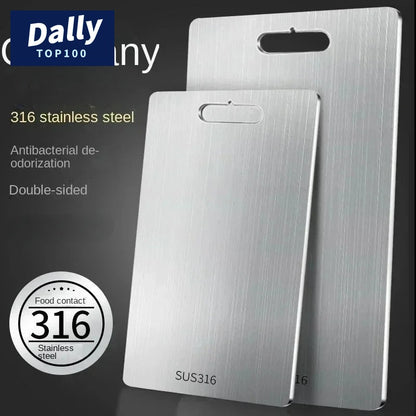 Heavy-Duty Stainless Steel Cutting Board