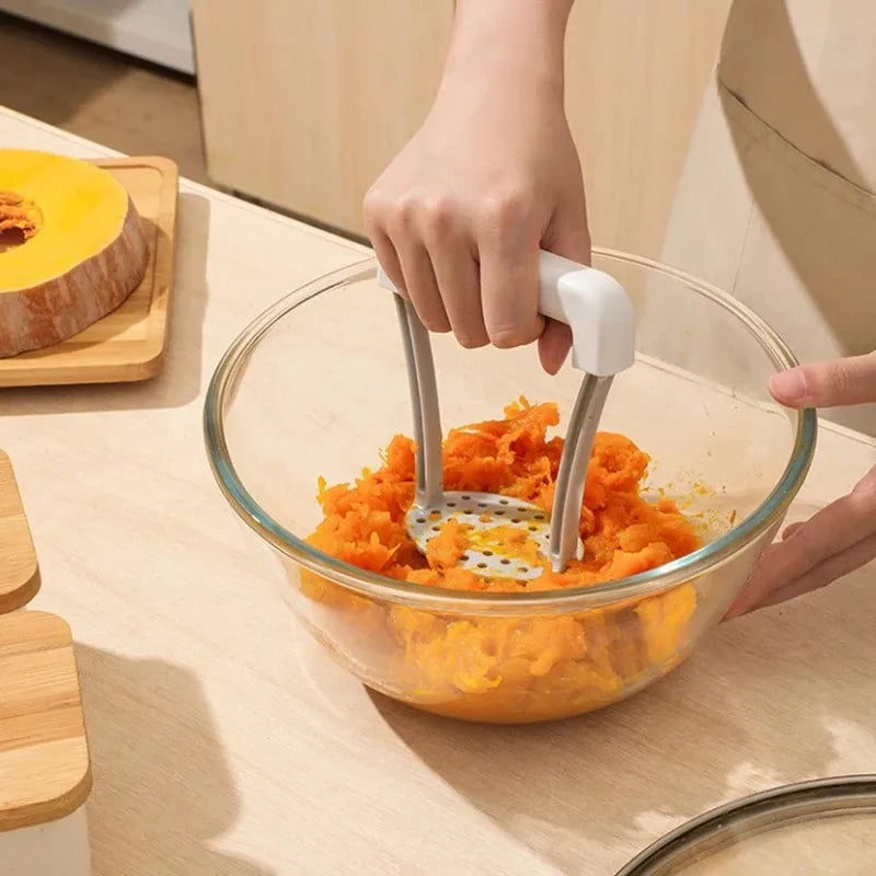 Ergonomic Potato Masher with Non-Slip Grip