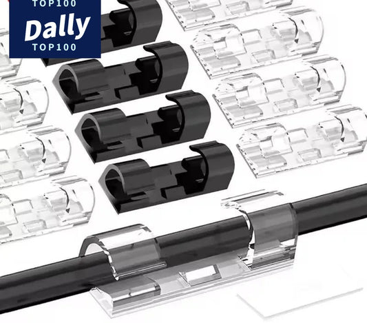 Self-Adhesive Cable Clips Organizer