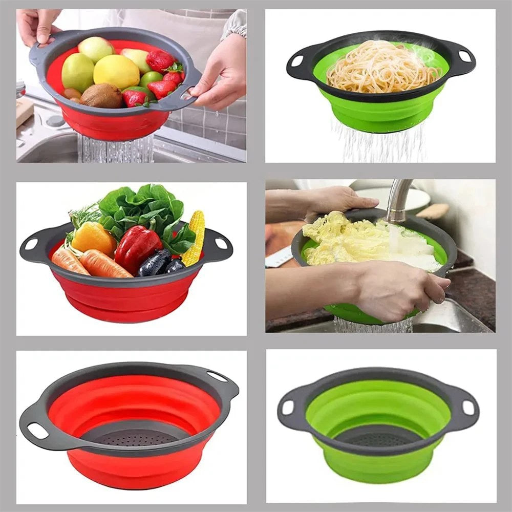 Fresh Produce Colander - Folds Away Easy