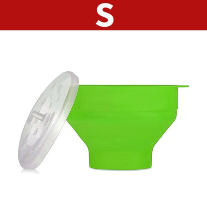 Collapsible Popcorn Popper with Lid