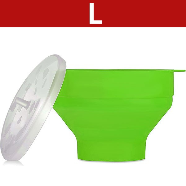 Collapsible Popcorn Popper with Lid