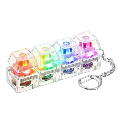 Glowing Click Fidget Keychain Toy