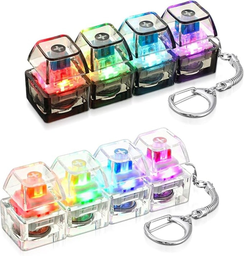 Glowing Click Fidget Keychain Toy