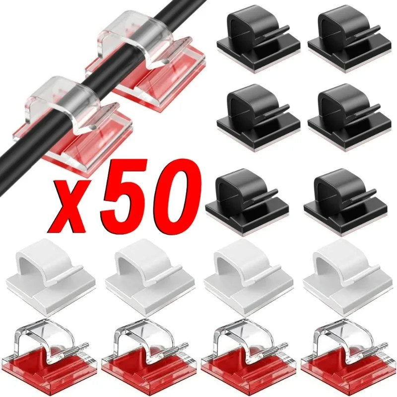 Cable Organizer Clips - Keep Cords Tidy