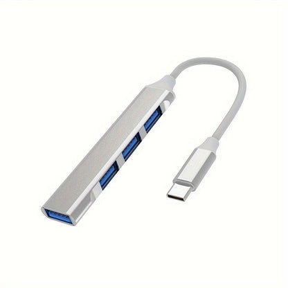USB-C Hub with 4 Ports - Fast Data & Charging