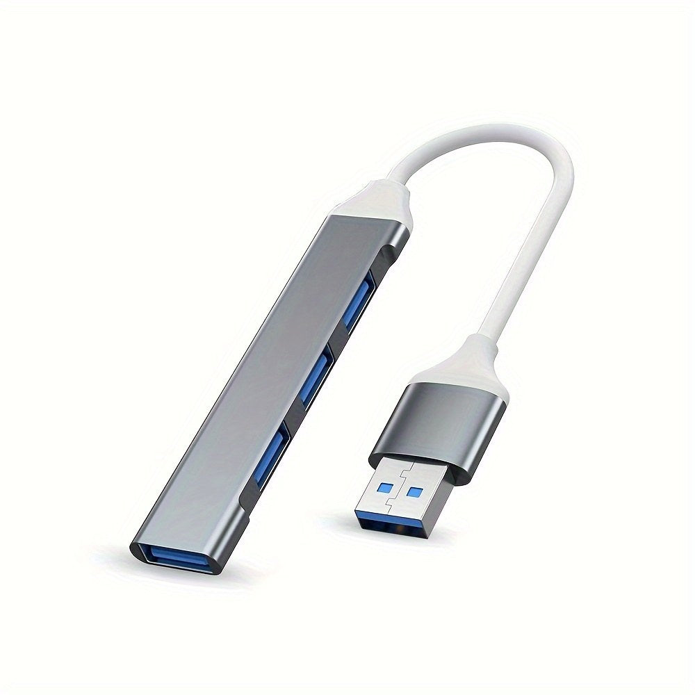 USB-C Hub with 4 Ports - Fast Data & Charging