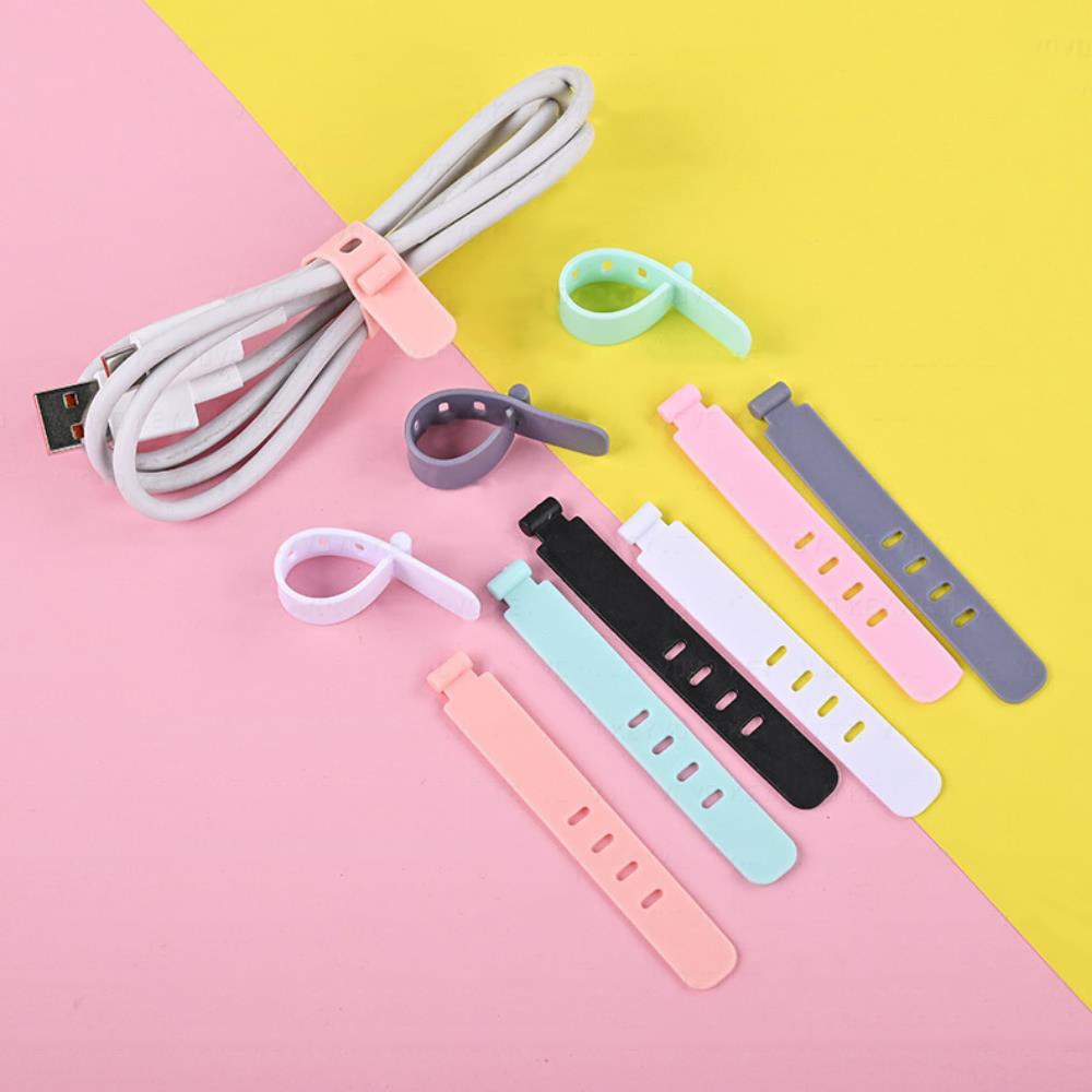 Silicone Cable Ties & Cord Organizer Kit