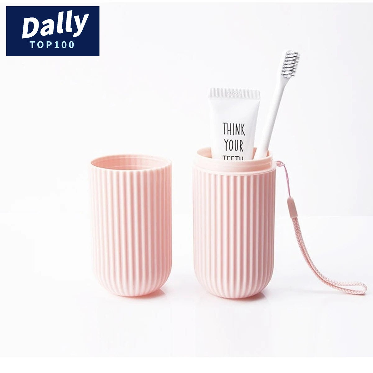 Travel Toothbrush & Toothpaste Holder Case