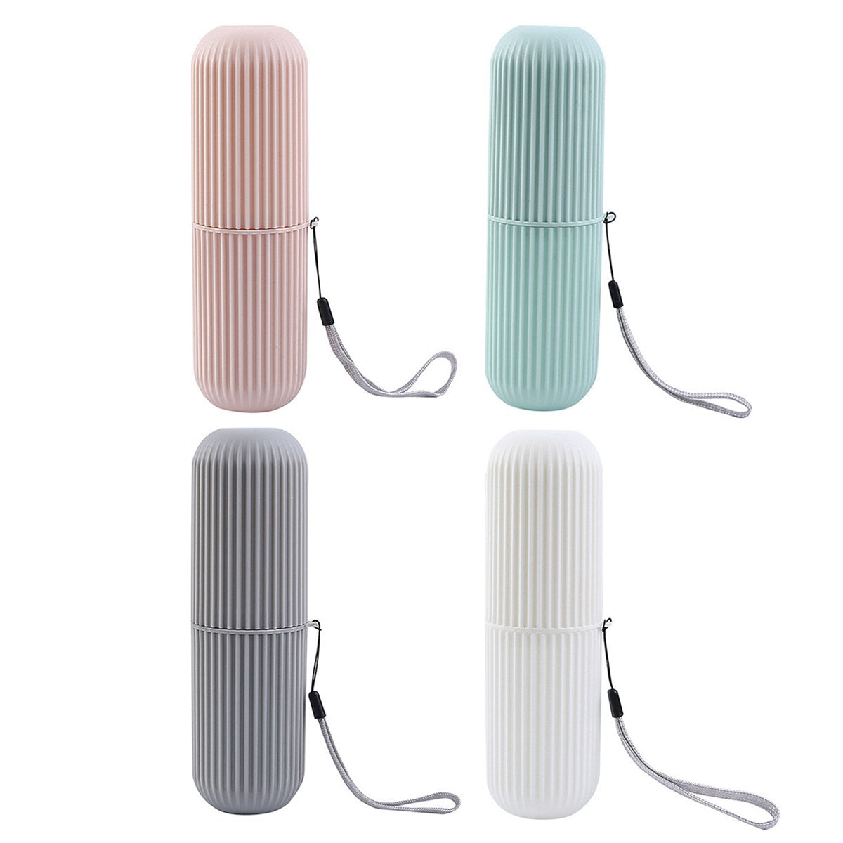 Travel Toothbrush & Toothpaste Holder Case
