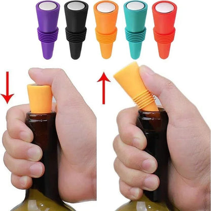 Leak-Proof Wine & Bottle Caps Set