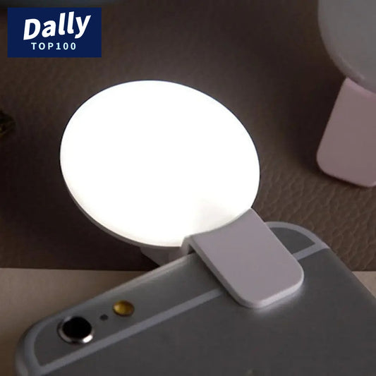 Portable LED Ring Light for Selfies