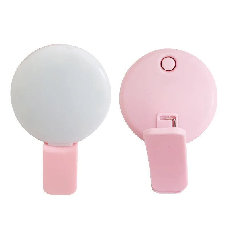 Portable LED Ring Light for Selfies