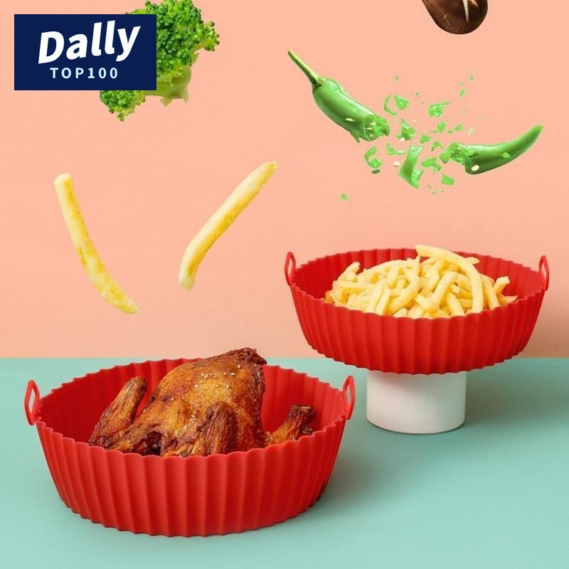 Reusable Silicone Air Fryer Liners Set