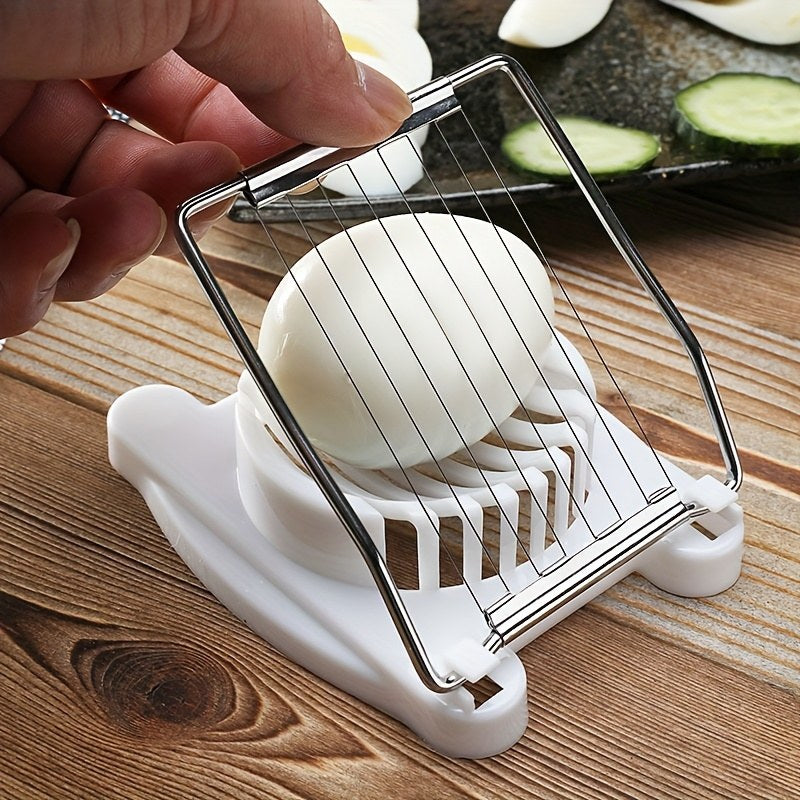 Stainless Steel Egg Slicer - Quick & Easy