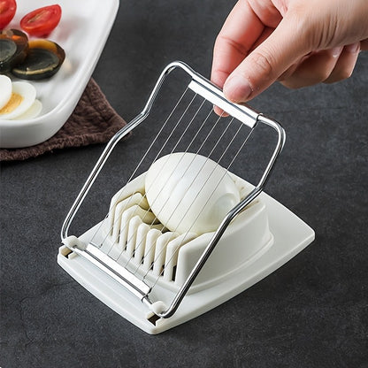 Stainless Steel Egg Slicer - Quick & Easy