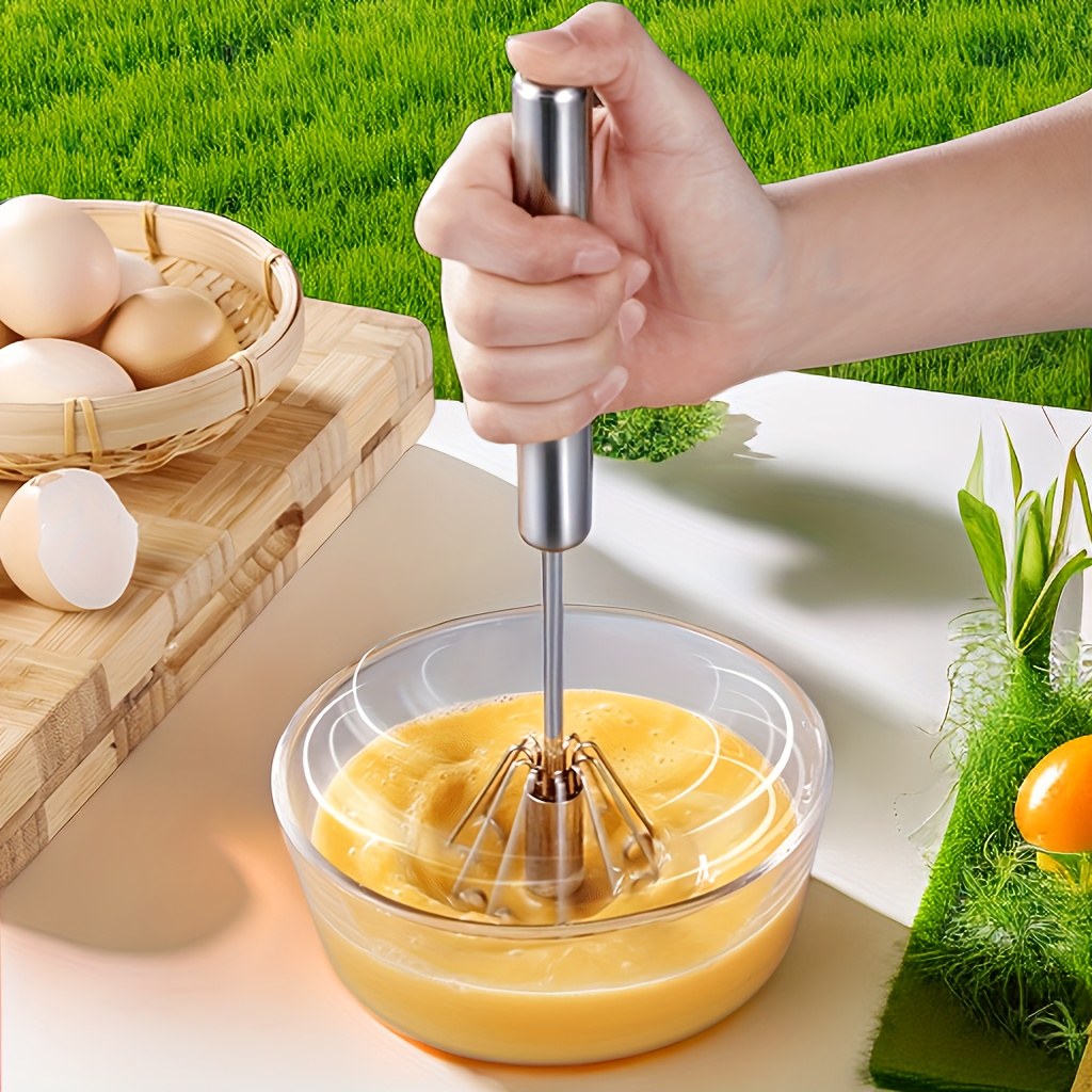 Effortless Egg Beater - Semi-Automatic Mixer