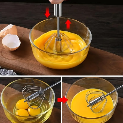 Effortless Egg Beater - Semi-Automatic Mixer