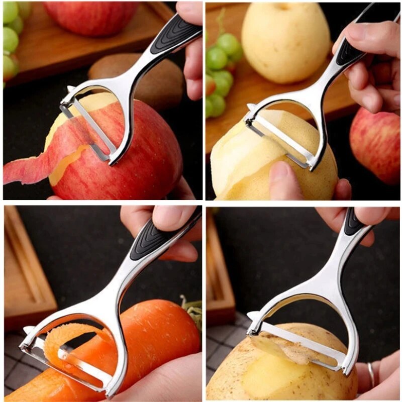 Sharp Stainless Steel Vegetable Peeler & Grater