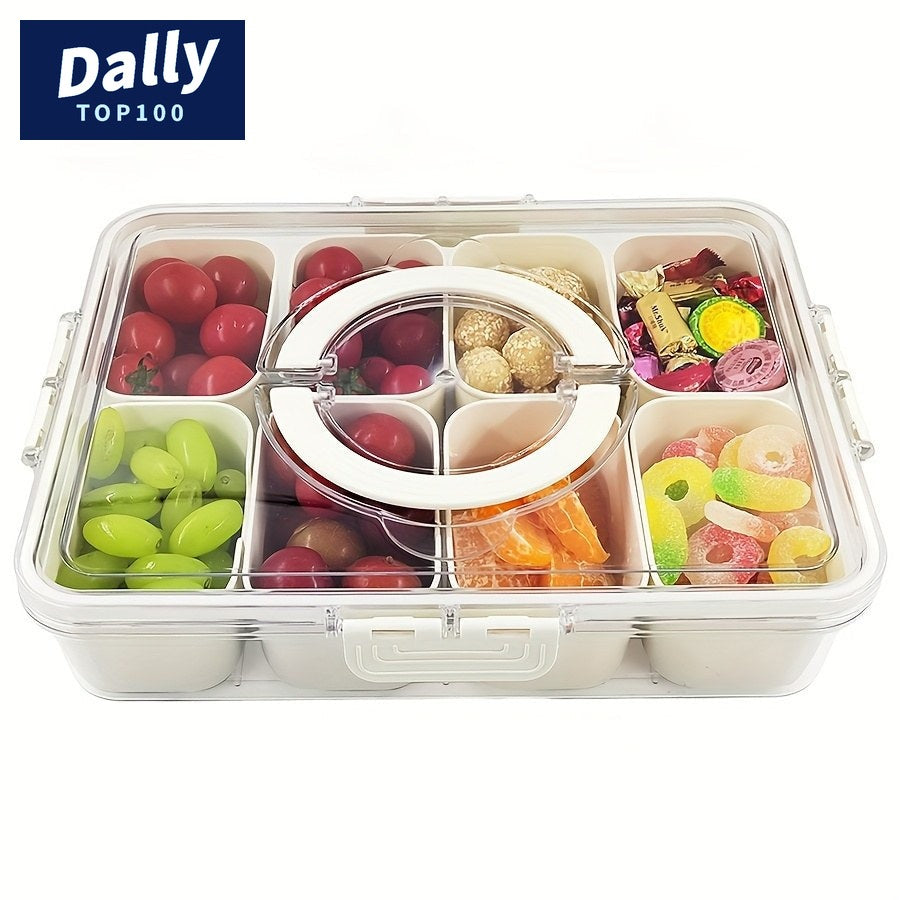 Rotating Serving Tray with Lid