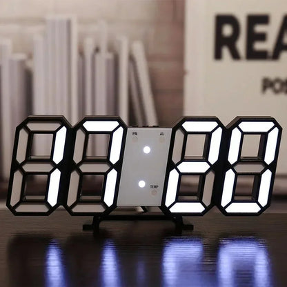 Modern LED Desk Clock with Alarm