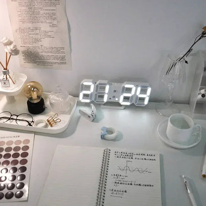 Modern LED Desk Clock with Alarm