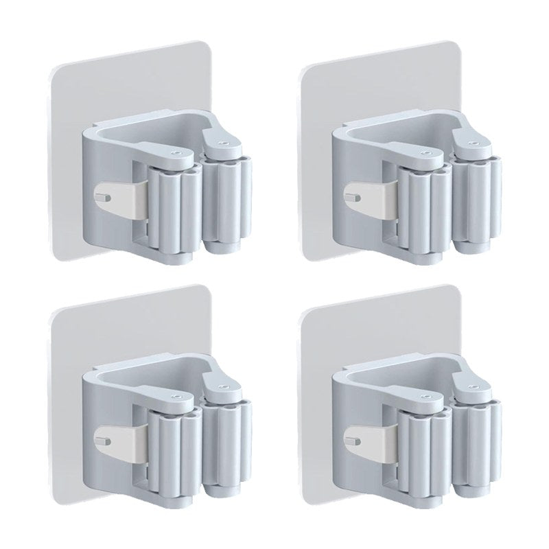 Wall-Mounted Mop & Broom Holder Organizer