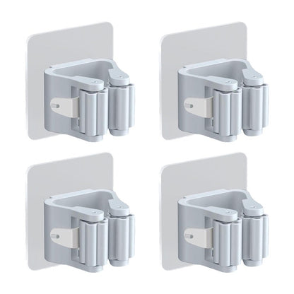 Wall-Mounted Mop & Broom Holder Organizer
