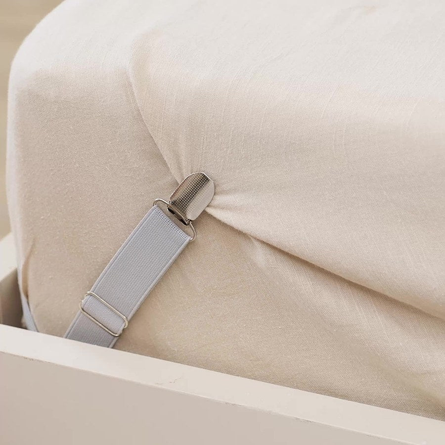 Adjustable Bed Sheet Clips - Keep Sheets in Place
