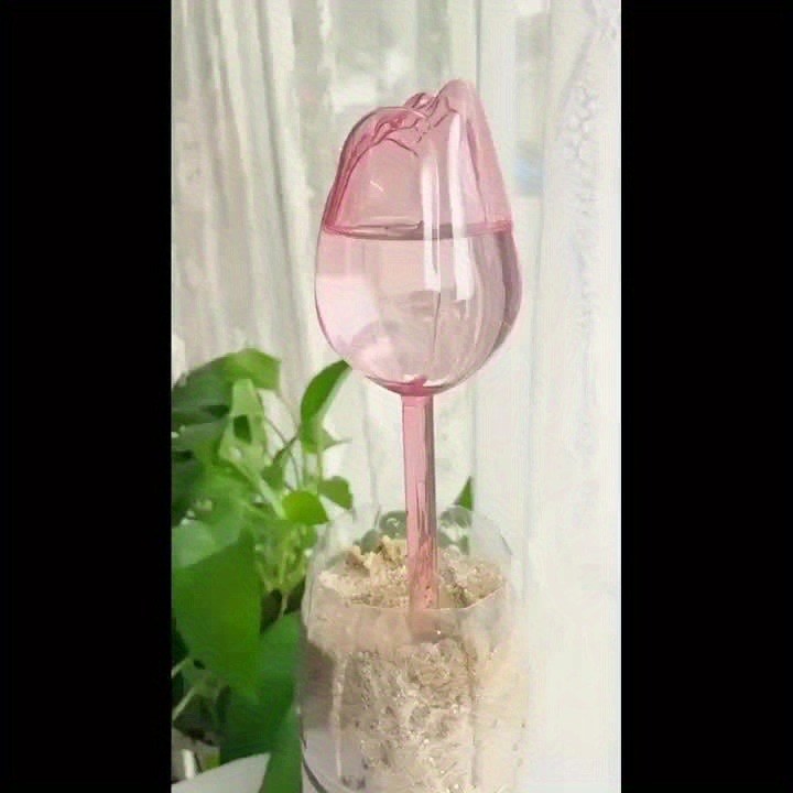 Smart Plant Watering Globes - Pink