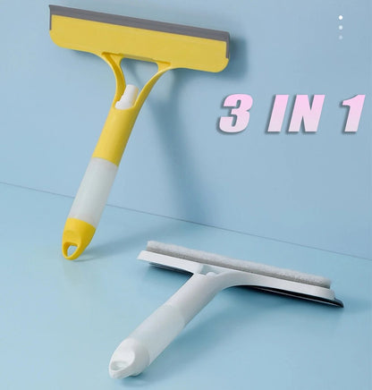 Window Cleaning Squeegee with Spray Bottle