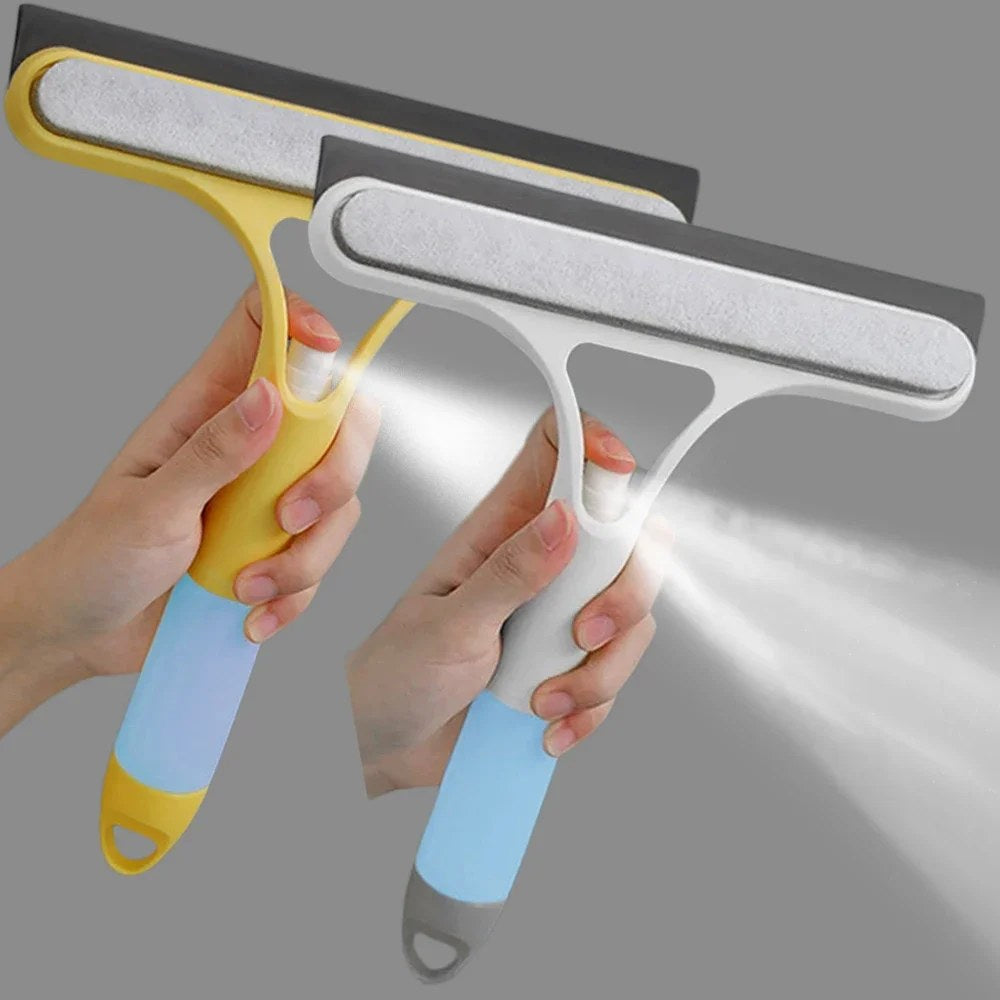 Window Cleaning Squeegee with Spray Bottle