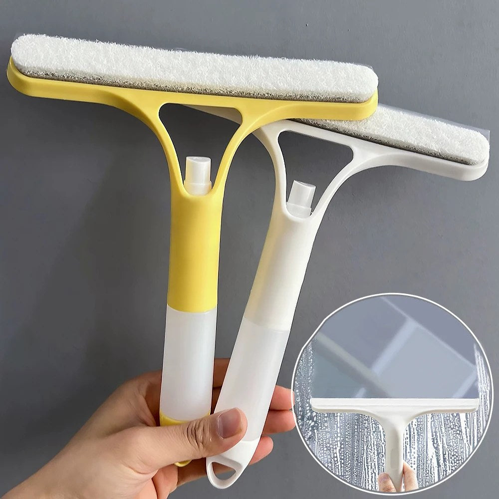 Window Cleaning Squeegee with Spray Bottle