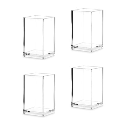 Clear Acrylic Desk Organizer – Pen & Brush Holder