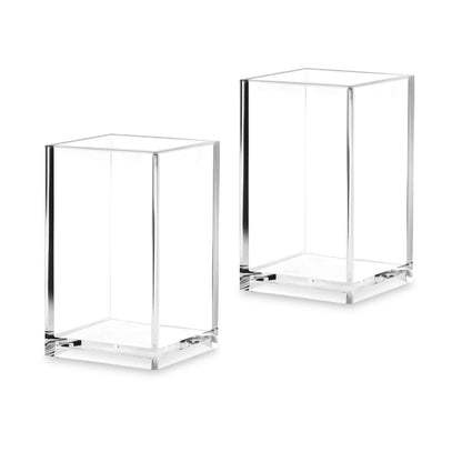 Clear Acrylic Desk Organizer – Pen & Brush Holder