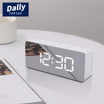 LED Digital Alarm Clock with Temperature
