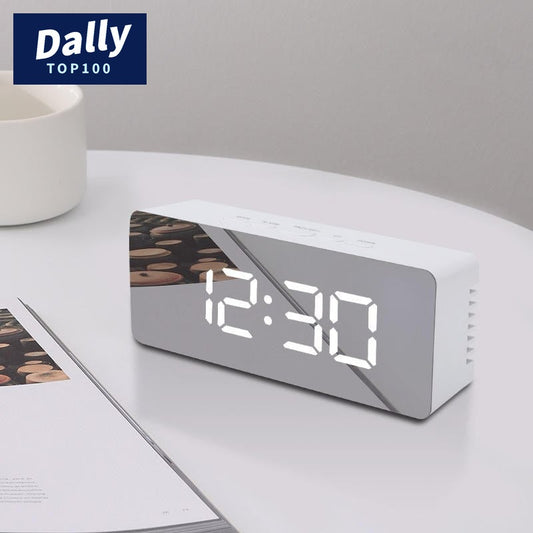 LED Digital Alarm Clock with Temperature