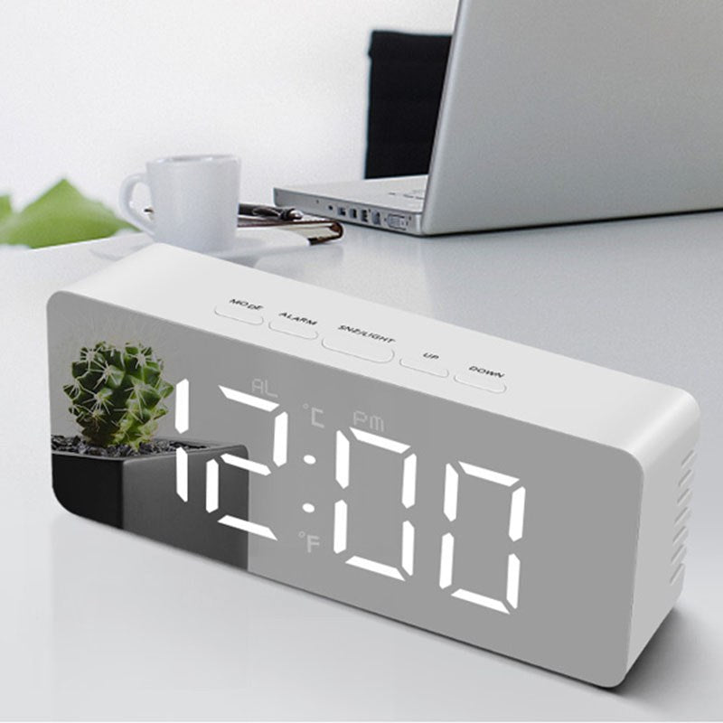 LED Digital Alarm Clock with Temperature