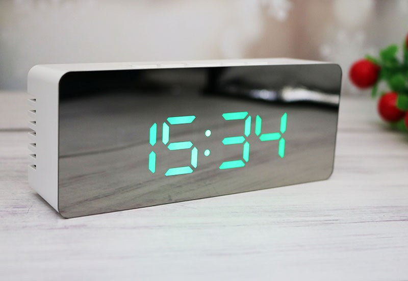 LED Digital Alarm Clock with Temperature