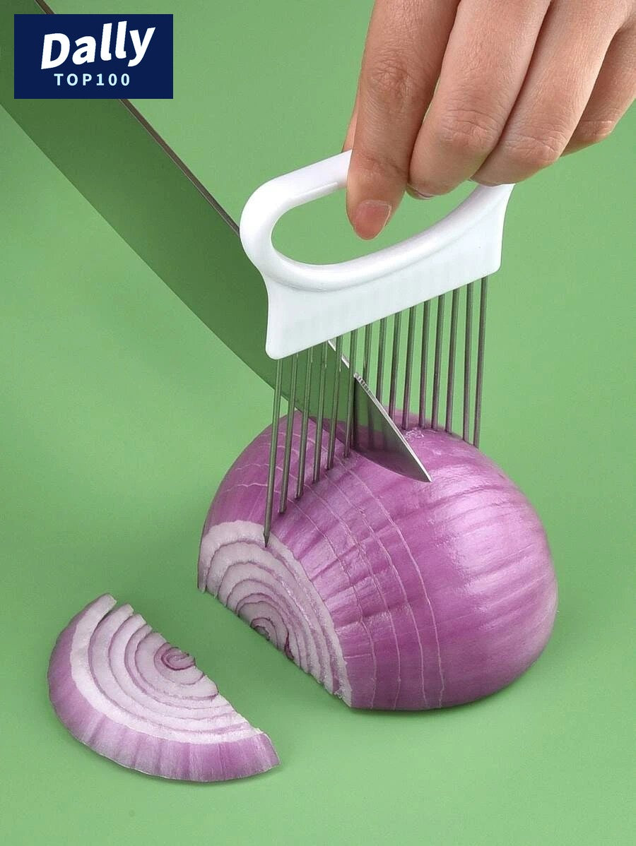 Colorful Onion Slicer - Stainless Steel