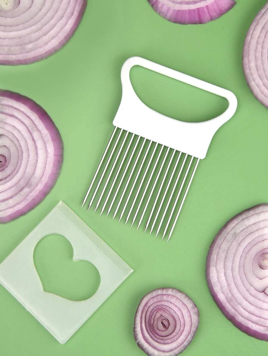 Colorful Onion Slicer - Stainless Steel