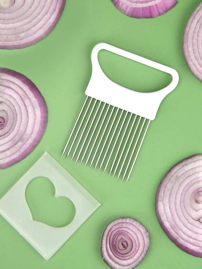 Colorful Onion Slicer - Stainless Steel