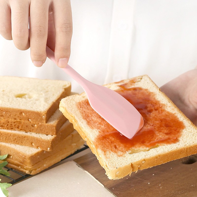 Heat-Resistant Silicone Cream Spatula