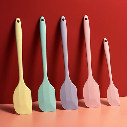 Heat-Resistant Silicone Cream Spatula
